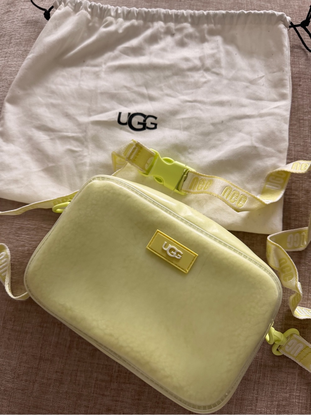 UGG Lemon-Lime Crossbody Bag